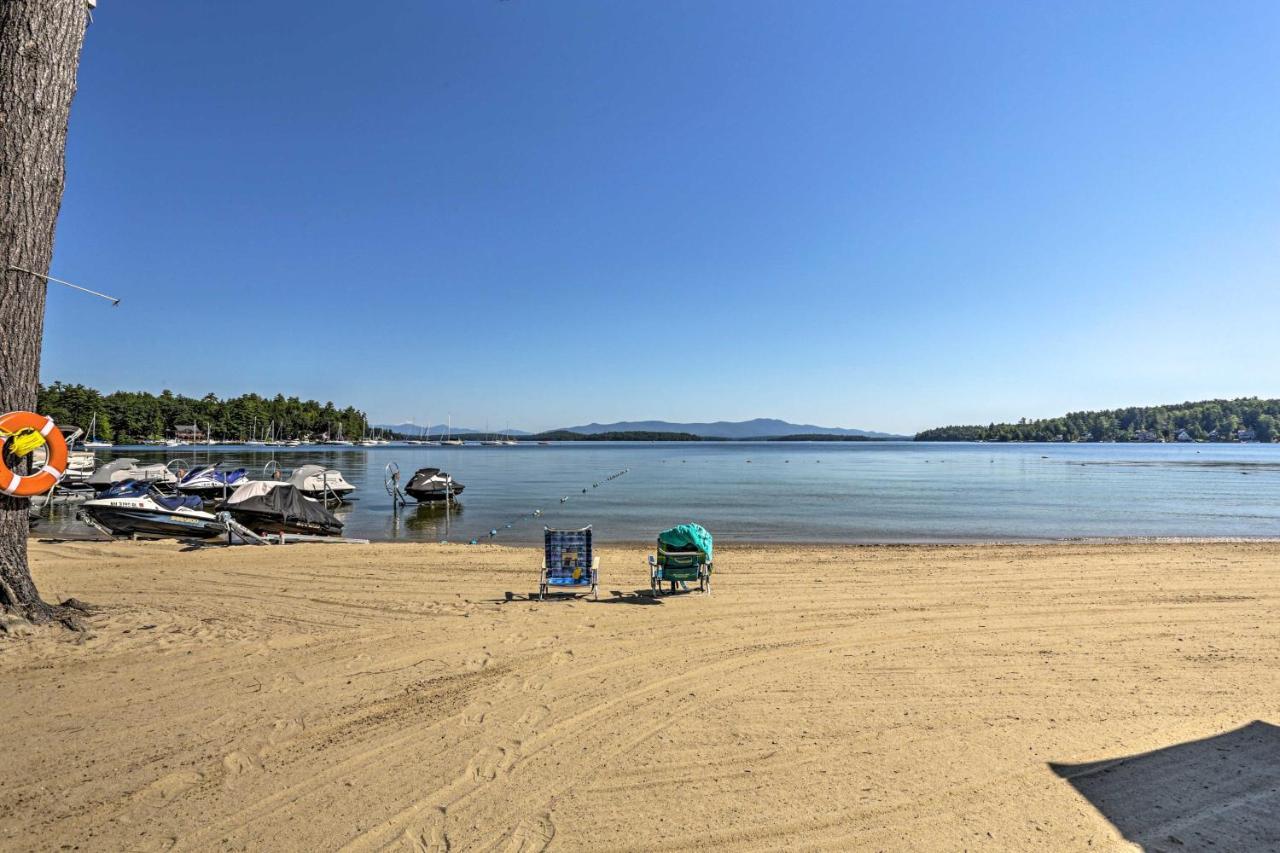 Lake Getaway Walk Across Street To Private Beach! Gilford Luaran gambar