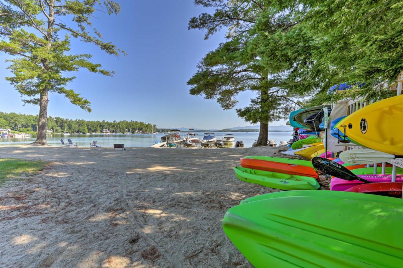 Lake Getaway Walk Across Street To Private Beach! Gilford Luaran gambar